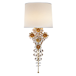 Бра с цветочным основанием и тканевым абажуром Tugella Flower Lamp варинант исполнения - 1 | Loft Concept в Нижнем Новгороде