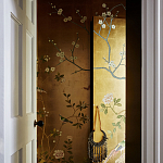 Обои ручная роспись Badminton Deep Rich Gold gilded paper варинант исполнения - 3 | Loft Concept в Нижнем Новгороде