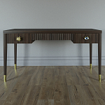 Письменный стол Elsa Dreams Walnut Шпон дерево с двумя ящиками варинант исполнения - 1 | Loft Concept в Нижнем Новгороде