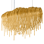 Люстра подвесная с металлическими цепочками и изогнутыми металлическими дугами 72 см Atlantis Chain варинант исполнения - 18 | Loft Concept в Нижнем Новгороде