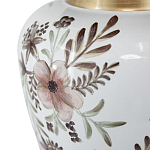 Ваза с нежным цветочным узором в пастельных тонах и крышкой с золотым акцентом Chinoiserie Ceramics варинант исполнения - 3 | Loft Concept в Нижнем Новгороде