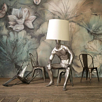 Лампа MALE MANNEQUIN LAMP с абажуром варинант исполнения - 2 | Loft Concept в Нижнем Новгороде