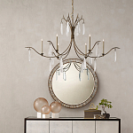 Люстра с прозрачными каплевидными подвесками Elegant Thin Chandelier варинант исполнения - 2 | Loft Concept в Нижнем Новгороде