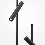 Напольный торшер светодионый черный Lumen Duo варинант исполнения - 3 | Loft Concept в Нижнем Новгороде