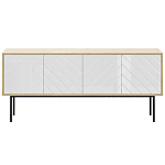 Длинная тумба с зеркальным декором Serena варинант исполнения - 8 | Loft Concept в Нижнем Новгороде