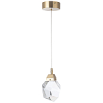 Подвесной светильник с хрустальным плафоном Esme Crystal Brass Hanging lamp варинант исполнения - 2 | Loft Concept в Нижнем Новгороде