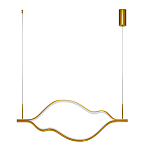 Подвесной светильник волнообразный изогнутый цвета латунь 3000К Spiral Lighting варинант исполнения - 2 | Loft Concept в Нижнем Новгороде