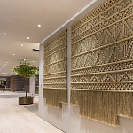 Панно на стену плетеное Макраме бежевый цвет  варинант исполнения - 8 | Loft Concept в Нижнем Новгороде