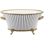 Кашпо Black white stripe варинант исполнения - 1 | Loft Concept в Нижнем Новгороде