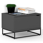 Тумба прикроватная цвета графит с ящиками Strict Lines варинант исполнения - 2 | Loft Concept в Нижнем Новгороде