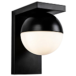 Бра с плафоном в виде шара Ponzio Flos Black Sphere Wall Lamp варинант исполнения - 1 | Loft Concept в Нижнем Новгороде