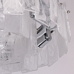 Люстра круглая с подвесными прямоугольными пластинами из стекла Glacier Panels варинант исполнения - 8 | Loft Concept в Нижнем Новгороде