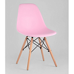 Пластиковый стул на ножках из массива бука Eames Pink варинант исполнения - 1 | Loft Concept в Нижнем Новгороде