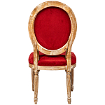 Стул из натурального бука красное с цветным принтом Impressionism in Color варинант исполнения - 2 | Loft Concept в Нижнем Новгороде