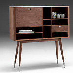 Дизайнерский комод-буфет на высоких ножках с выдвижными ящиками и открытыми полками Joshar варинант исполнения - 1 | Loft Concept в Нижнем Новгороде