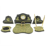 Настольный письменный набор из змеевика из 7-ми элементов Successful Leader варинант исполнения - 1 | Loft Concept в Нижнем Новгороде