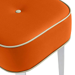 Квадратный мягкий пуф на белых ножках Winton Pouf Square варинант исполнения - 8 | Loft Concept в Нижнем Новгороде