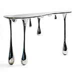 Дизайнерская Консоль Melting Silver Console Zhipeng Tan варинант исполнения - 2 | Loft Concept в Нижнем Новгороде