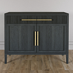 Буфет Primo с двумя ящиками и двумя фасадами Черный дуб варинант исполнения - 2 | Loft Concept в Нижнем Новгороде