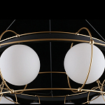 Люстра подвесная круглая с белыми плафонами Martin варинант исполнения - 5 | Loft Concept в Нижнем Новгороде