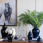 Ваза с крышкой однотонная Высота 48 см Chinoiserie Ceramics варинант исполнения - 4 | Loft Concept в Нижнем Новгороде