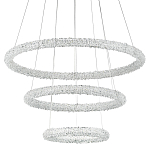 Многоярусная кольцевая люстра с хрустальным декором Gilbertine Crystal Ring Chandelier варинант исполнения - 1 | Loft Concept в Нижнем Новгороде