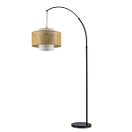 Торшер с декоративным поясом из плетеного бамбука Biuloggicu варинант исполнения - 2 | Loft Concept в Нижнем Новгороде