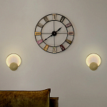 Бра в форме диска из бежевого алебастра Cryptocrystalline Stone варинант исполнения - 3 | Loft Concept в Нижнем Новгороде