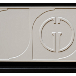 Тумбочка прикроватная с ящиком черно-серого цвета Noble Nightstand варинант исполнения - 4 | Loft Concept в Нижнем Новгороде