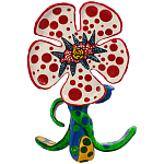 Декоративная статуэтка Yayoi Kusama Flowers that Bloom at Midnight Red варинант исполнения - 1 | Loft Concept в Нижнем Новгороде