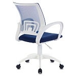 Офисное кресло с основанием из белого пластика Desk chairs Blue варинант исполнения - 2 | Loft Concept в Нижнем Новгороде