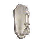 Бра серебрянного цвета с лампой в виде свечи на изогнутой ножке Feiss варинант исполнения - 1 | Loft Concept в Нижнем Новгороде