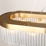 Люстра подвесная овальная со стеклянными трубками Nembus варинант исполнения - 2 | Loft Concept в Нижнем Новгороде