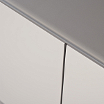 Тумба под телевизор со стеклянной столешницей и с выдвижными ящиками Minimalist Accent варинант исполнения - 3 | Loft Concept в Нижнем Новгороде