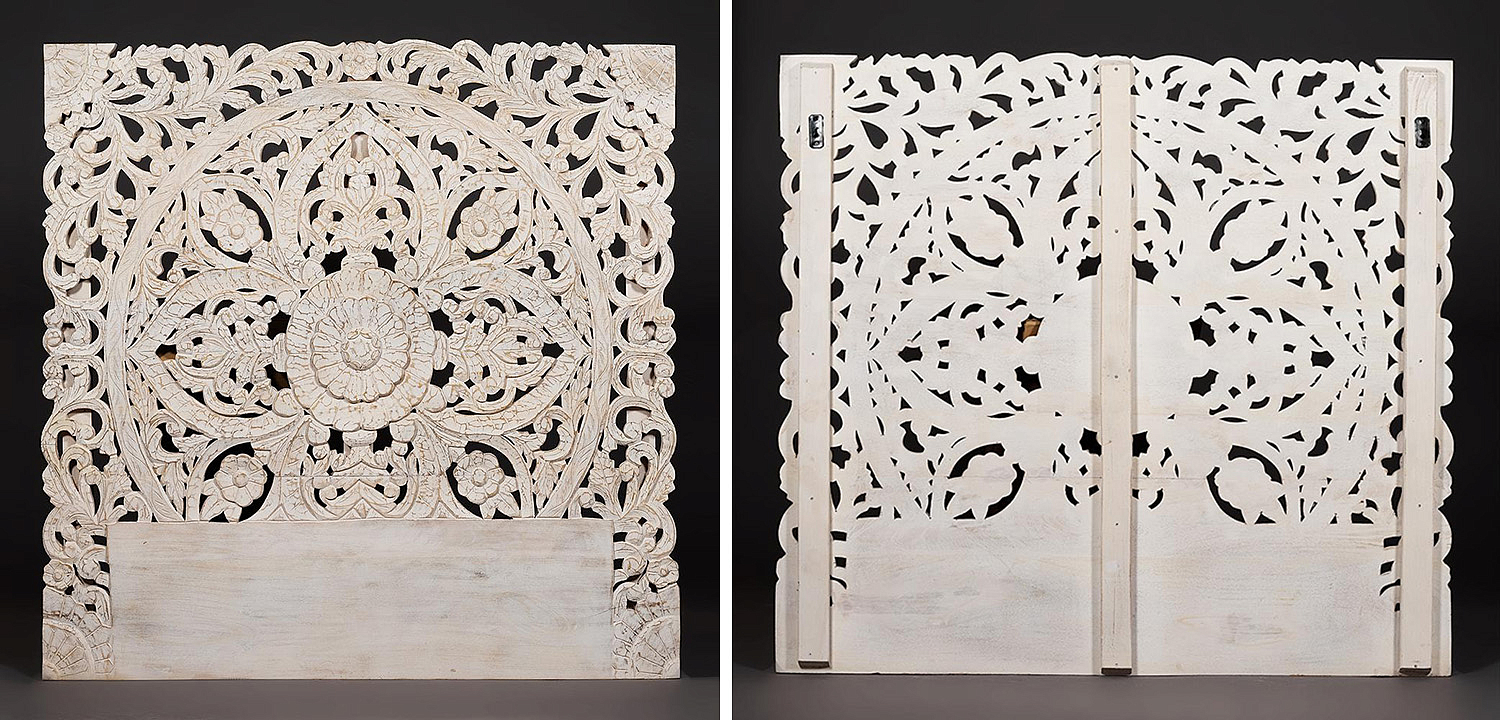 Изголовье-панно Indian antique white Headboard - Loft-Concept в Нижнем Новгороде