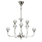 Люстра с 8-ю лампами и гранеными стеклянными плафонами Prism Gala варинант исполнения - 2 | Loft Concept в Нижнем Новгороде