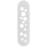 Бра белое овальной формы White Holes варинант исполнения - 2 | Loft Concept в Нижнем Новгороде