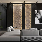 Гипсовая 3D панель с принтографией PM-50 варинант исполнения - 5 | Loft Concept в Нижнем Новгороде