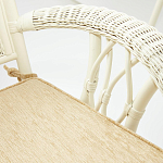 Комплект обеденный из ротанга Eloise grand white варинант исполнения - 7 | Loft Concept в Нижнем Новгороде