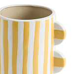 Ваза из фаянса Brighter than the Stars жёлтая полоска варинант исполнения - 2 | Loft Concept в Нижнем Новгороде