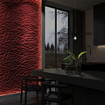 Гипсовая 3D панель с принтографией PM-40 варинант исполнения - 1 | Loft Concept в Нижнем Новгороде