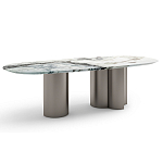 Стол обеденный мраморный с колоннами Marble Column Table варинант исполнения - 3 | Loft Concept в Нижнем Новгороде