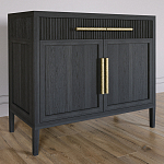 Буфет Primo с двумя ящиками и двумя фасадами Черный дуб варинант исполнения - 3 | Loft Concept в Нижнем Новгороде