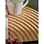 Журнальный столик с круглой фактурной столешницей из натурального дерева Vortex варинант исполнения - 5 | Loft Concept в Нижнем Новгороде