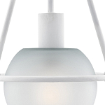 Бра белое с матовым стеклянным плафоном в форме шара White Lighthouse варинант исполнения - 1 | Loft Concept в Нижнем Новгороде