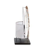 Настольная лампа из перламутра и дерева на подставке Indonesian Shell варинант исполнения - 5 | Loft Concept в Нижнем Новгороде