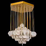 Люстра с фигурными подвесками из натурального камня Glowing Spheres варинант исполнения - 3 | Loft Concept в Нижнем Новгороде