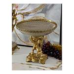 Чаша фарфоровая на двух бронзовых ангелах Eden Garden варинант исполнения - 3 | Loft Concept в Нижнем Новгороде