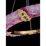 Люстра в форме кольца розовая Warm Pink Light варинант исполнения - 4 | Loft Concept в Нижнем Новгороде