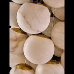 Люстра подвесная с сферическими плафонами из натурального камня Glowing Spheres варинант исполнения - 4 | Loft Concept в Нижнем Новгороде